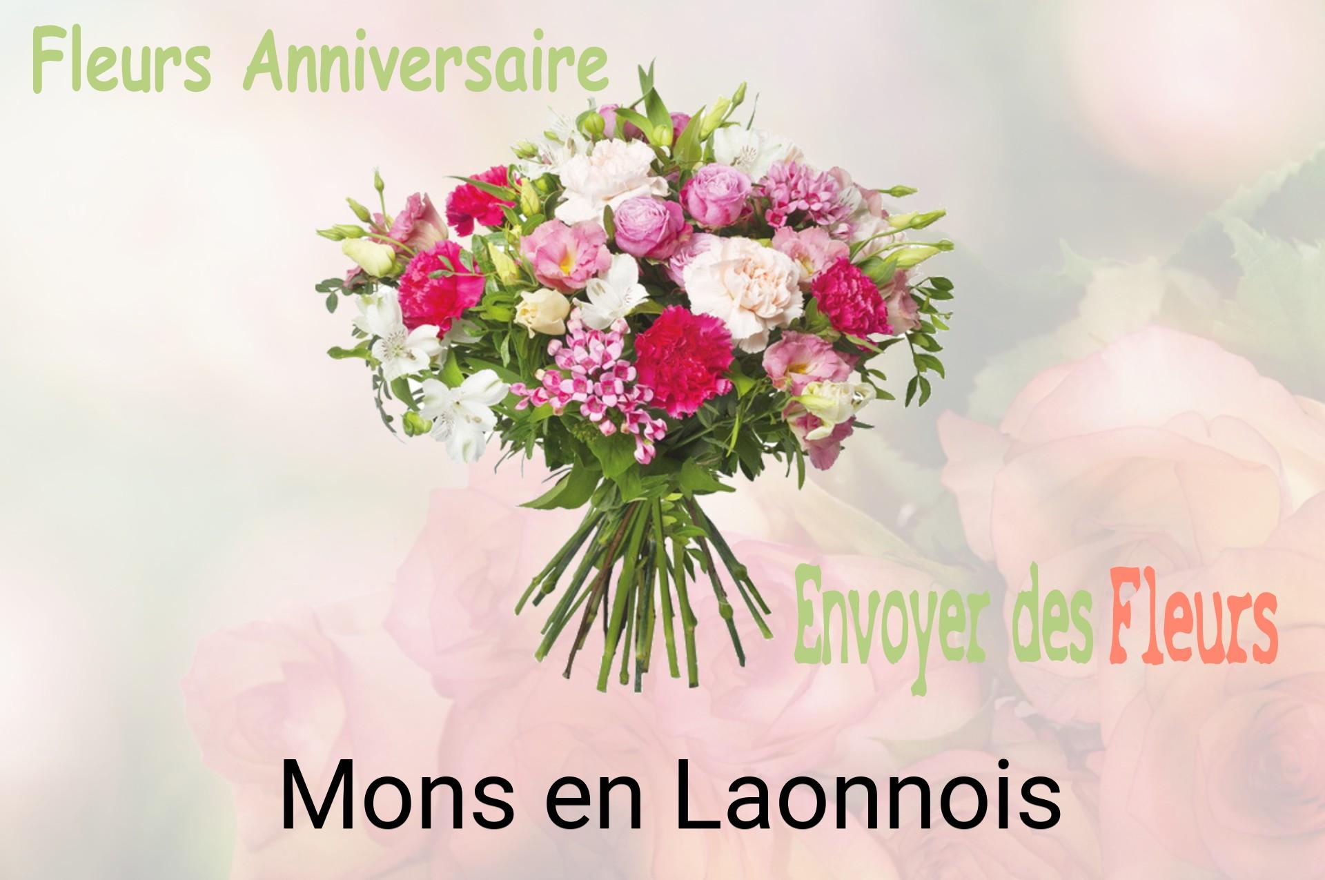 Bouquet de fleurs d’anniversaire livré à Mons-en-Laonnois
