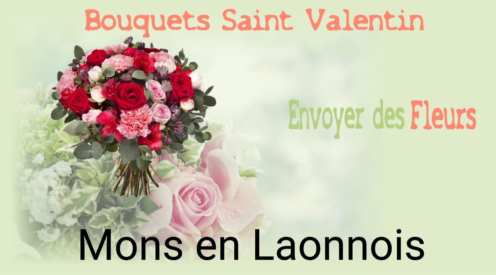 Roses de Saint-Valentin livrées à Mons-en-Laonnois